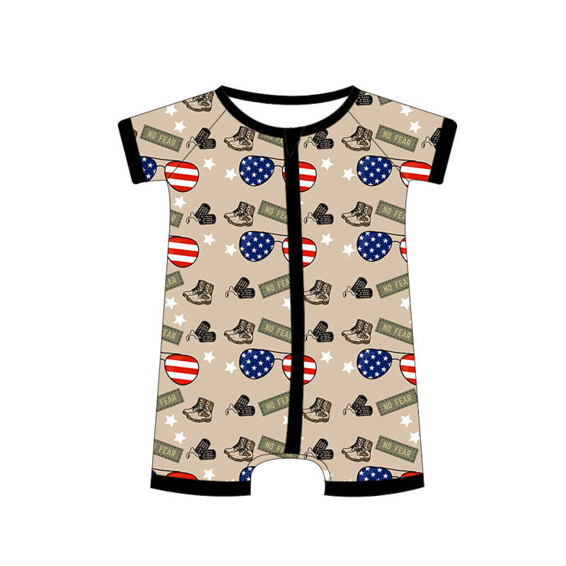 Combat Children Short sleeve Bamboo Sleepy