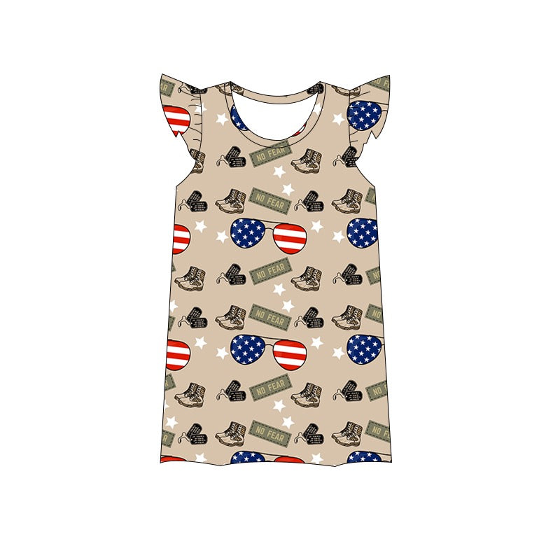 Combat Children Night Dress Bamboo