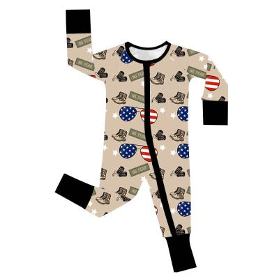 Combat Children Long Sleeve Bamboo Sleepy