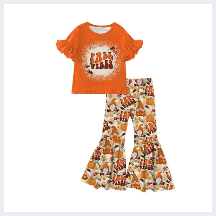 Fall Vibes Bell Bottom Set