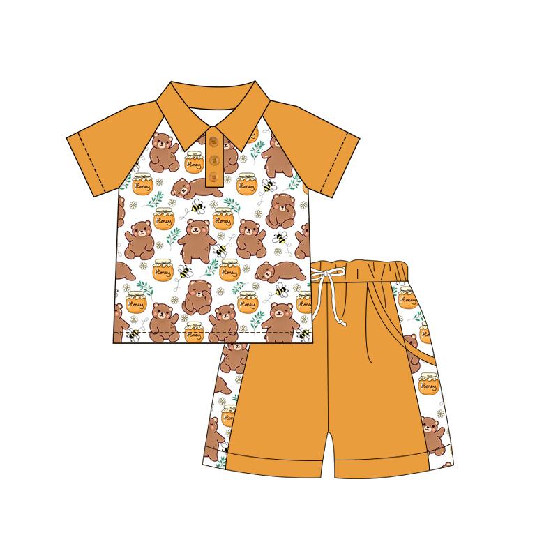 Honey Bear Short Outfit