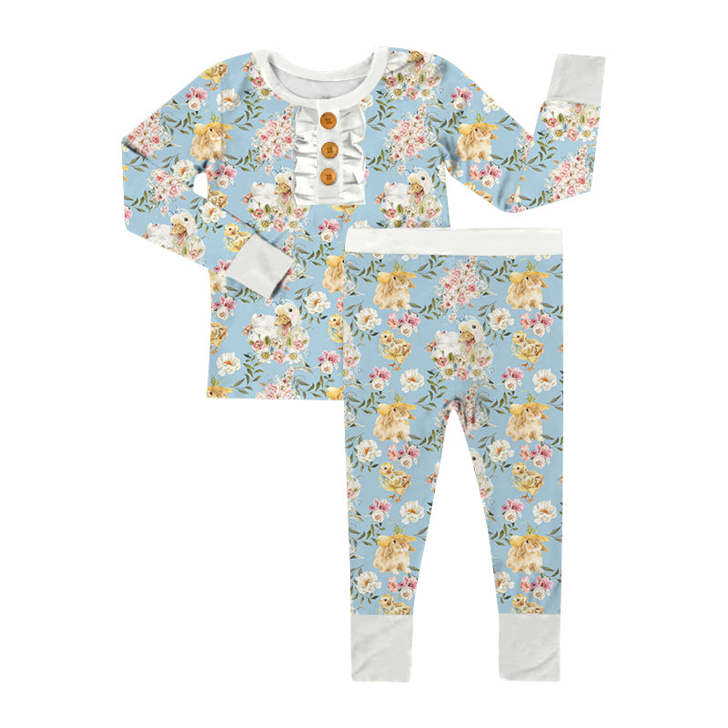 Floral Animals 2-Pc