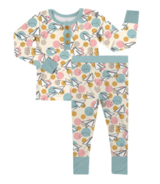 Paper Airplane 2pc Bamboo Sleepy