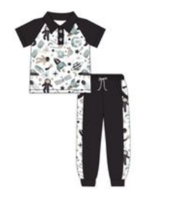 Space 2pc Boys Outfit