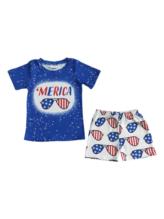 2-Piece 4th of July 'Merica Sunglasses Set